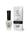 IQ Beauty, финишное глянцевое покрытие для лака с поталью PROLAC+bioceramics Potal glossy top Silver, 12.5 мл